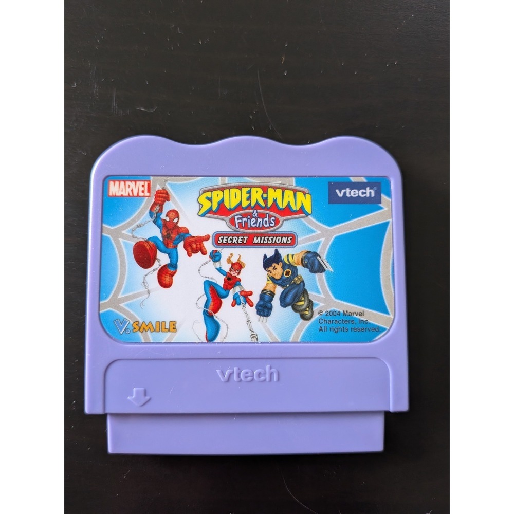 Vtech VSmile Spiderman & Friends Secret Missions Game Cartridge